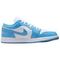 Jordan Air Jordan 1 Винтажные баскетбольные кроссовки Low Top Синий Унисекс