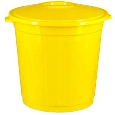Бак 35л с крышкой (желтый) (комплект 10 шт)