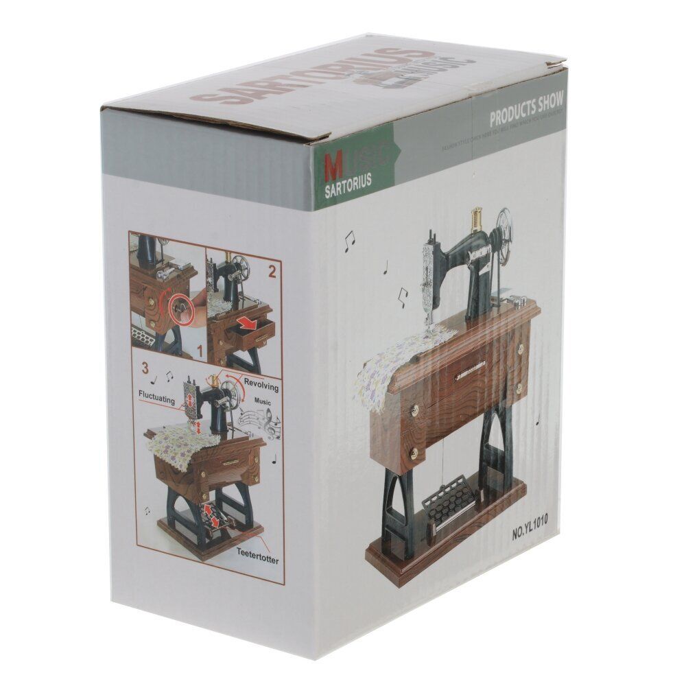 GAEM Изделие декоративное "Швейная машинка" (музык.), L13,5 W8 H16 см