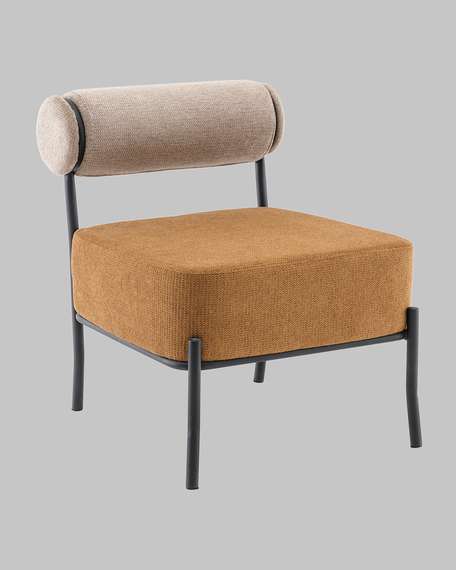 Лаунж-кресло Roller, бежевый, терракотовый