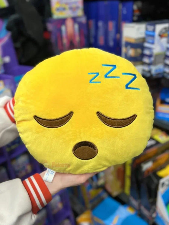 Мягкая игрушка Смайл Подушка смайлик круглая