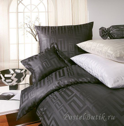 Пододеяльник 200x200 Elegante Charisma чёрный Германия