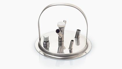 Крышка бидона в сборе для коз с регулятором