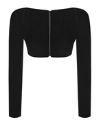 Топ укороченный из бархата