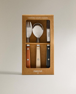 ZARA HOME ДЕТСКИЙ НАБОР СТОЛОВЫХ ПРИБОРОВ, РАЗНОЦВЕТНЫЙ