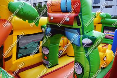 Коммерческий надувной батут "Сафари-экскурсия" 5*5*2,8 м