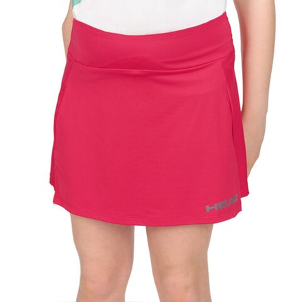 ОДЕЖДА ДЛЯ ТЕННИСА Девочки, Юбка HEAD CLUB BASIC SKORT   .