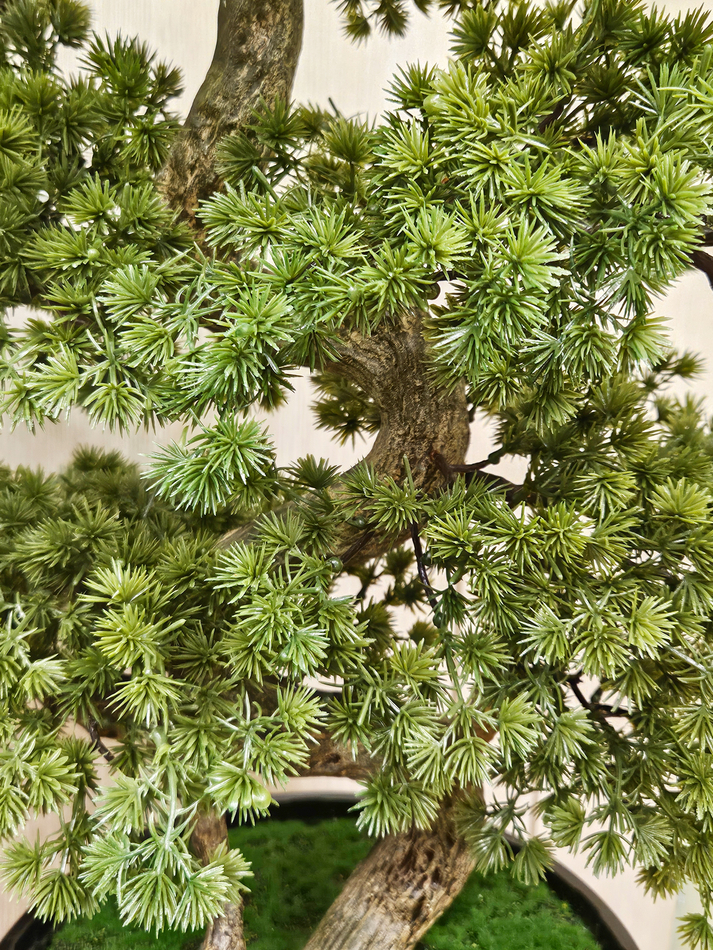 Бонсай искусственный большой 120см в высоком кашпо