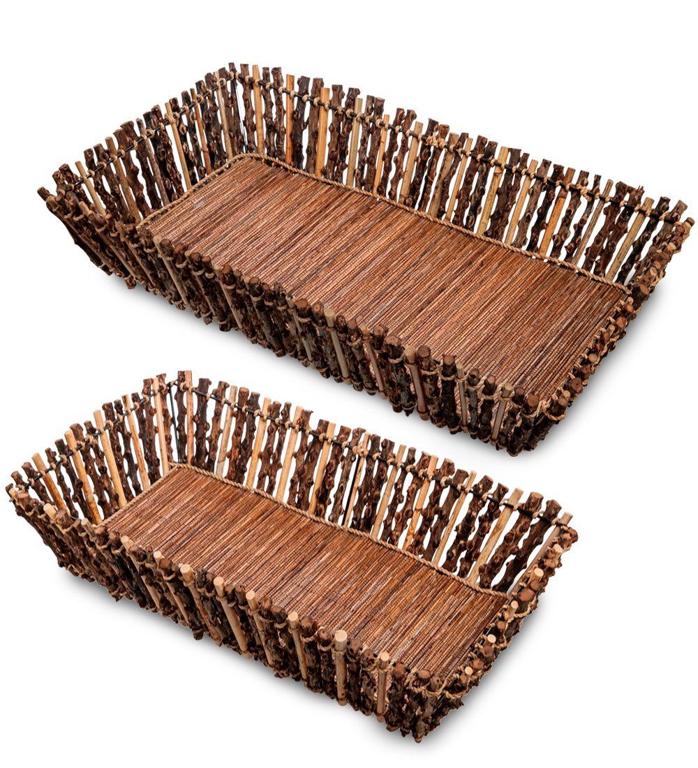 Decor and Gift 63-007 Комплект декоративных корзинок 2 шт (о.Бали)