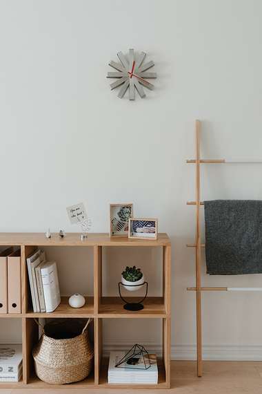 Часы настенные Ribbon Ø30 см сталь