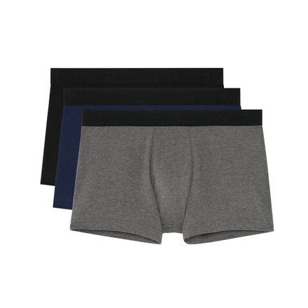 Мужские трусы боксеры набор из 3-х штук (черные,темно-синие, серые) HOM TONAL PACK #2 Boxer Briefs 3p 402437_40T002