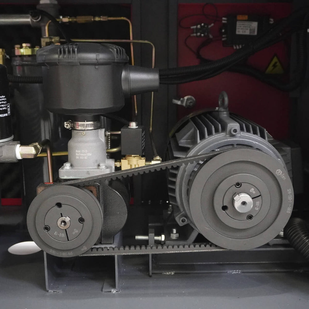 HRS-94550 Винтовой компрессор с ременным приводом Harrison: 550 л/мин, 8 бар, 4 кВт