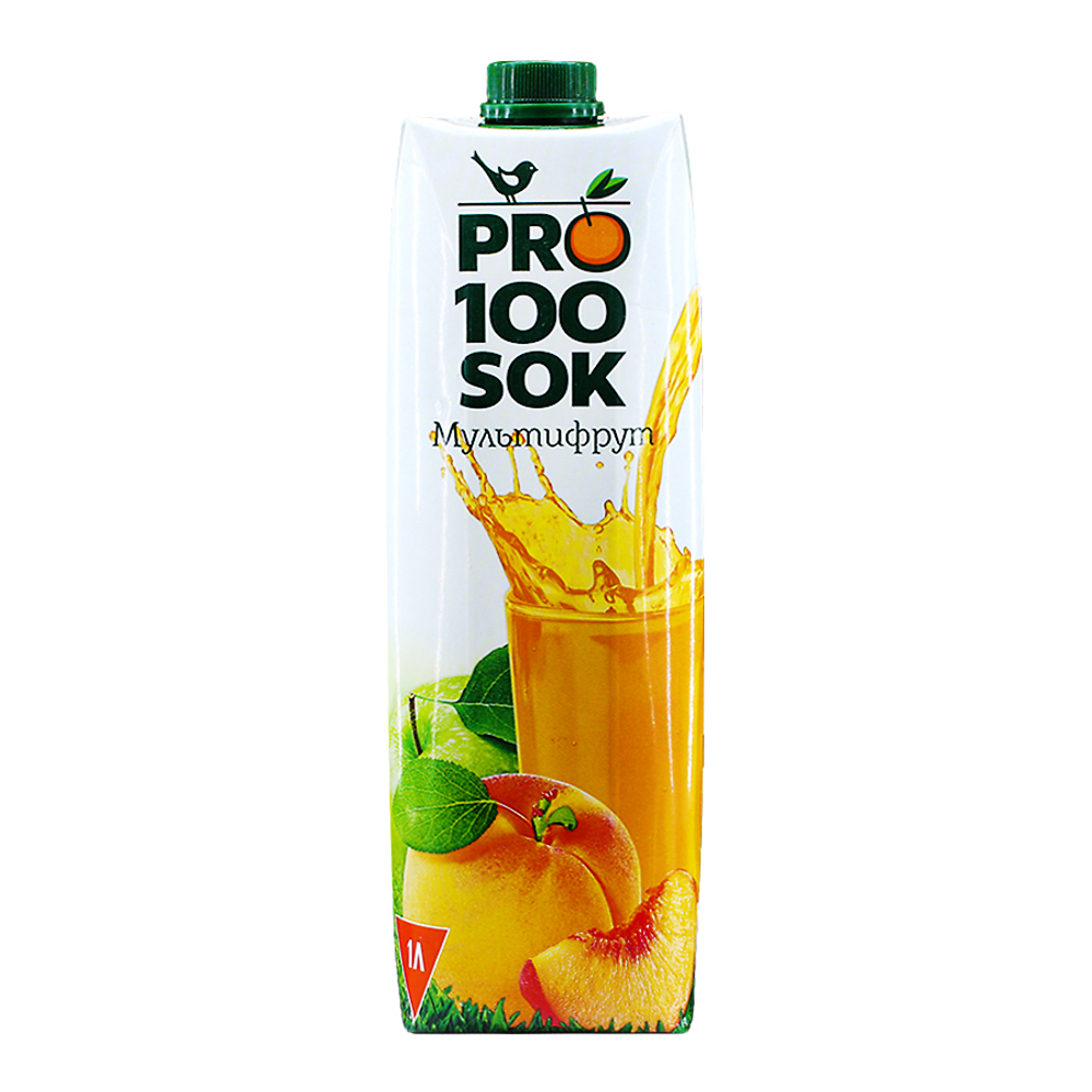 Про100 сок Мультифруктовый  нектар  1л/10 ТУ