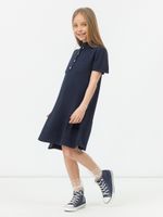 Платье темно-синее для девочки арт. АТ594