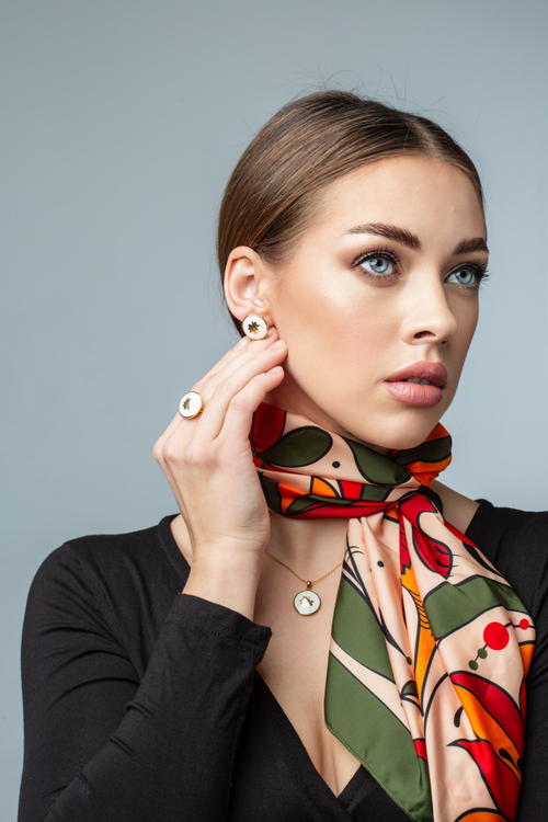 Подарочный набор "Грифон" от Arat & Русская линия в кожаном футляре с кольцом