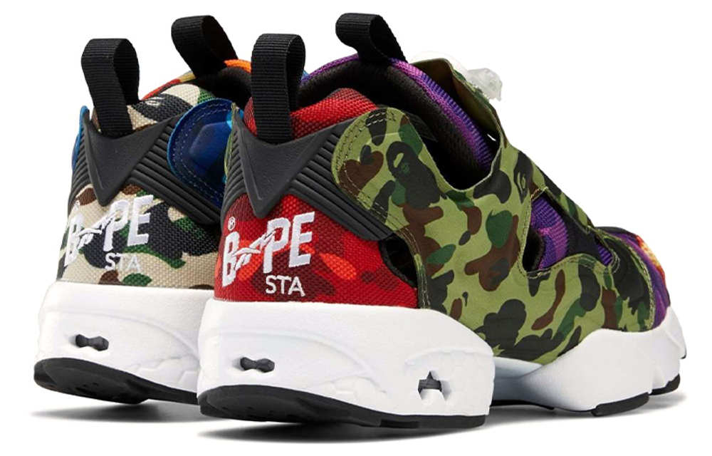 Кроссовки A Bathing Ape X Reebok Instapump Fury "Multi-Camo"