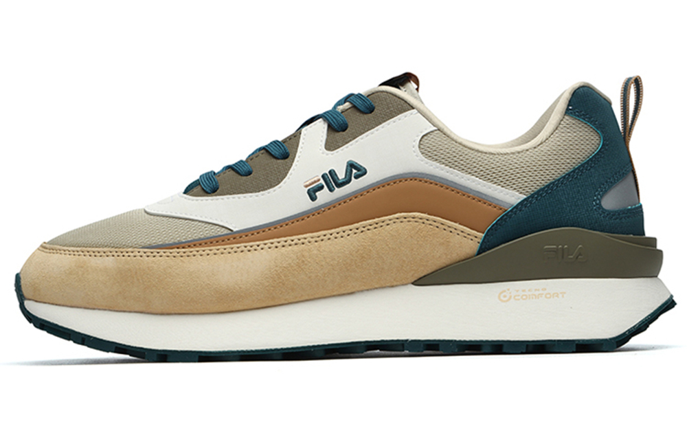 FILA Jogger Low Top Casual Shoes Yellow/Gray/Blue