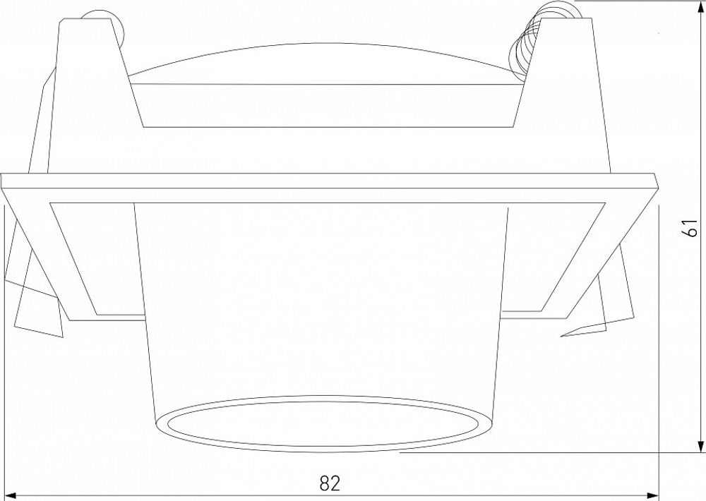 Встраиваемый светильник Elektrostandard Conner a063993