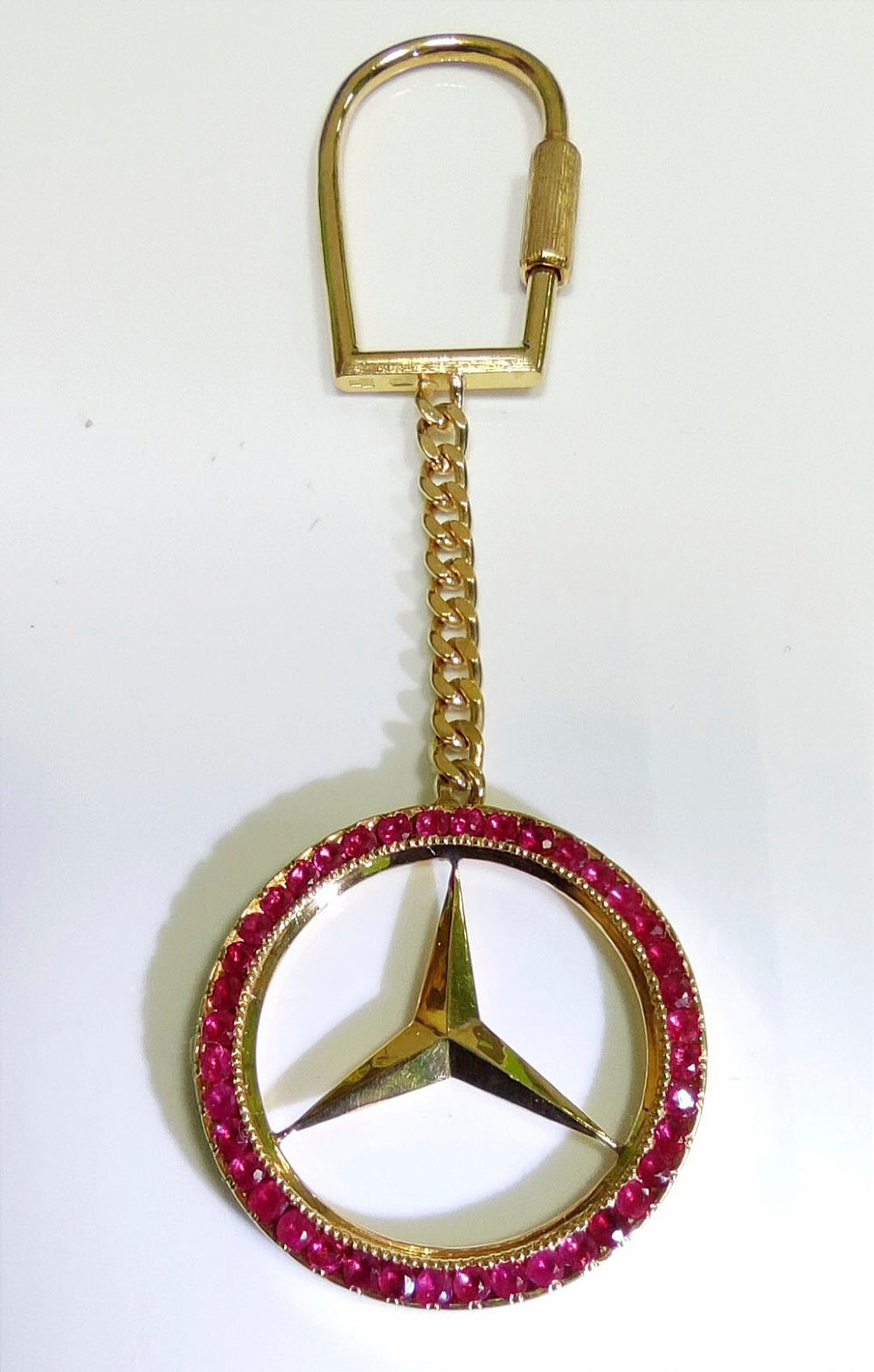 Брелок Эстерелла мерседес золото 750