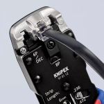 Инструмент для опрессовки штекеров типа Western чернёные 200 мм Knipex 97 51 12