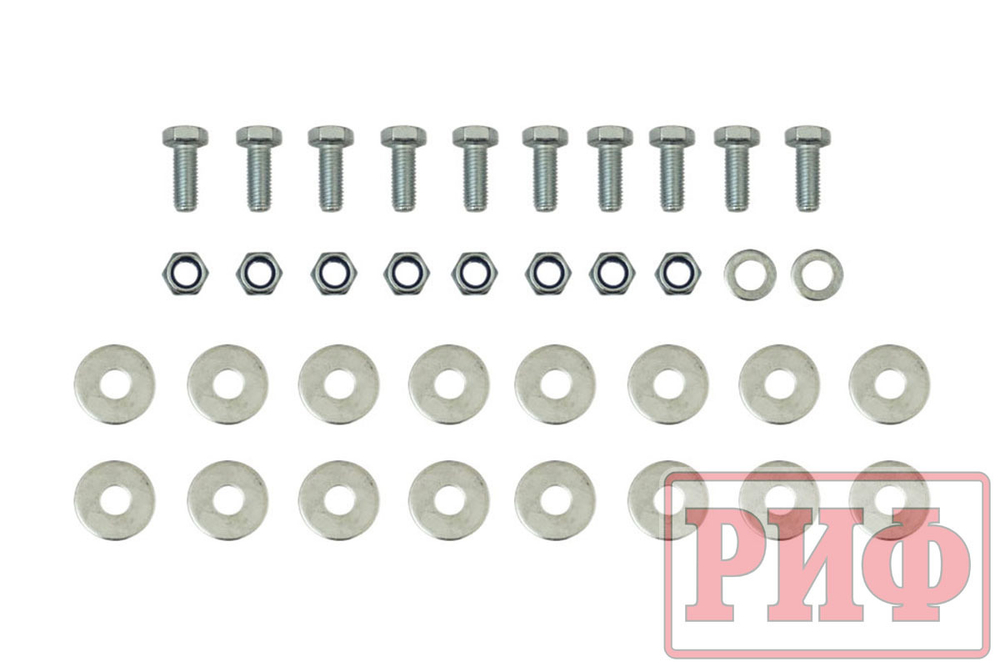 Бампер силовой передний Toyota Land Cruiser 200 2007-2015 c доп. фарами, защитной дугой и защитой бачка омывателя РИФ