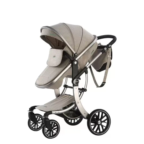 Детская коляска Luxmom 601A 3в1 (бежевый)