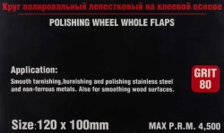 Насадка шлифовальная 120х100мм(Grit 80) Forsage F-FD480W