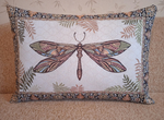 Декоративный гобеленовый чехол для интерьерной подушки Стрекоза ЮП 47*68