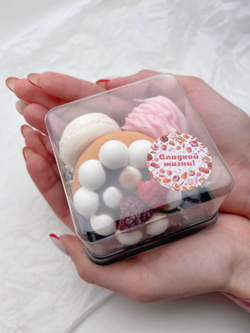 Набор мыла "Десерты-мини, роуз" Magic Benefit Soap