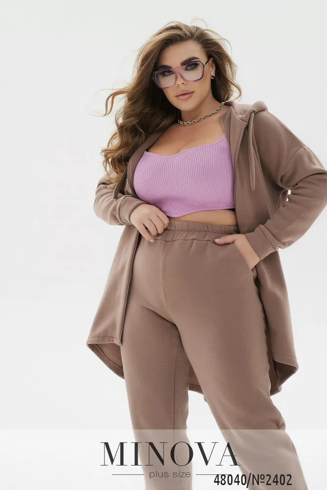 Костюм 2402-бежевый Minova