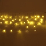 Гирлянда для дома БАХРОМА «Мерцание Premium» ш3м* в0,3/0,5 м м 120 ламп LED, прозрачн.провод, 1реж, IP-40, Теплый белый (возможность соединения)