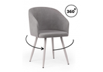 Стул на металлокаркасе Woodville Монер 360 темно-серый (glory 20), серый