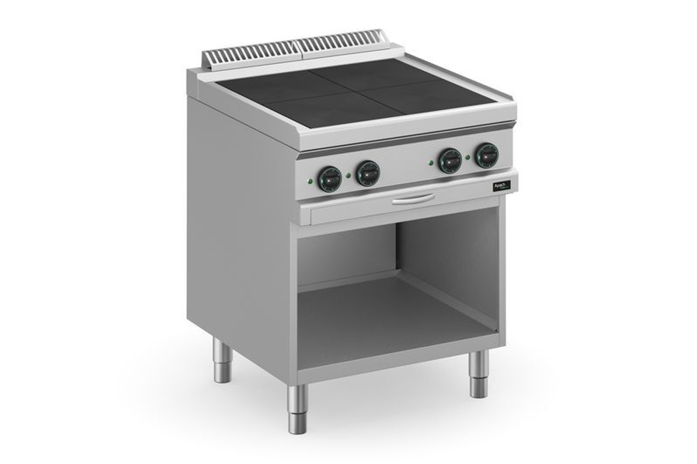 Плита 4 Конфорочн.700 Сер. Apach Apre-77Qp/Pl
