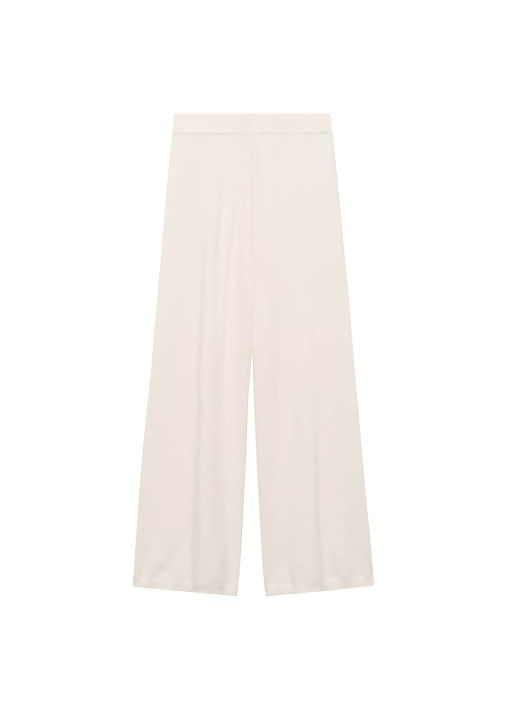 Брюки из тонкого трикотажа с широкими штанинами