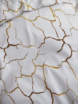 Наволочка комплект 2шт поплин Сказка "Кракле (белый)" 30х30 см на молнии