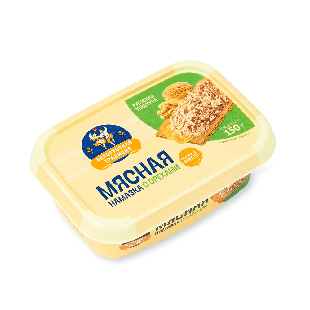 Намазка мясная с орехами "Белорусская традиция" 200гр, Беларусь