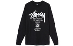 Толстовки Stussy World Tour T, 3993397-BLACK