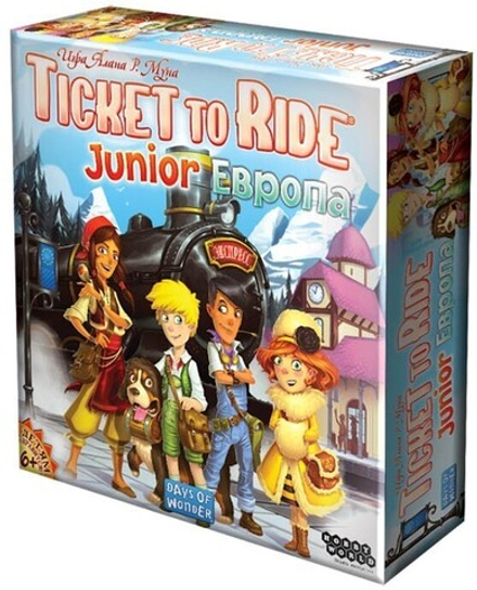 Настольная игра "Билет на поезд Junior. Европа"