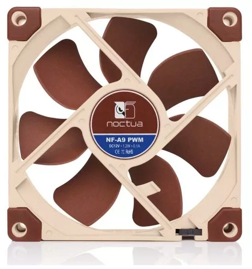 Вeнтилятор для корпуса Noctua NF-A9 PWM (NF-A9 PWM) - 92mm 1 вeнтилятор для корпуса, 2000 об/мин, 22.8 дБ, 4-pin PWM