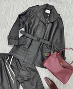 Кожаная куртка Yves Saint Laurent