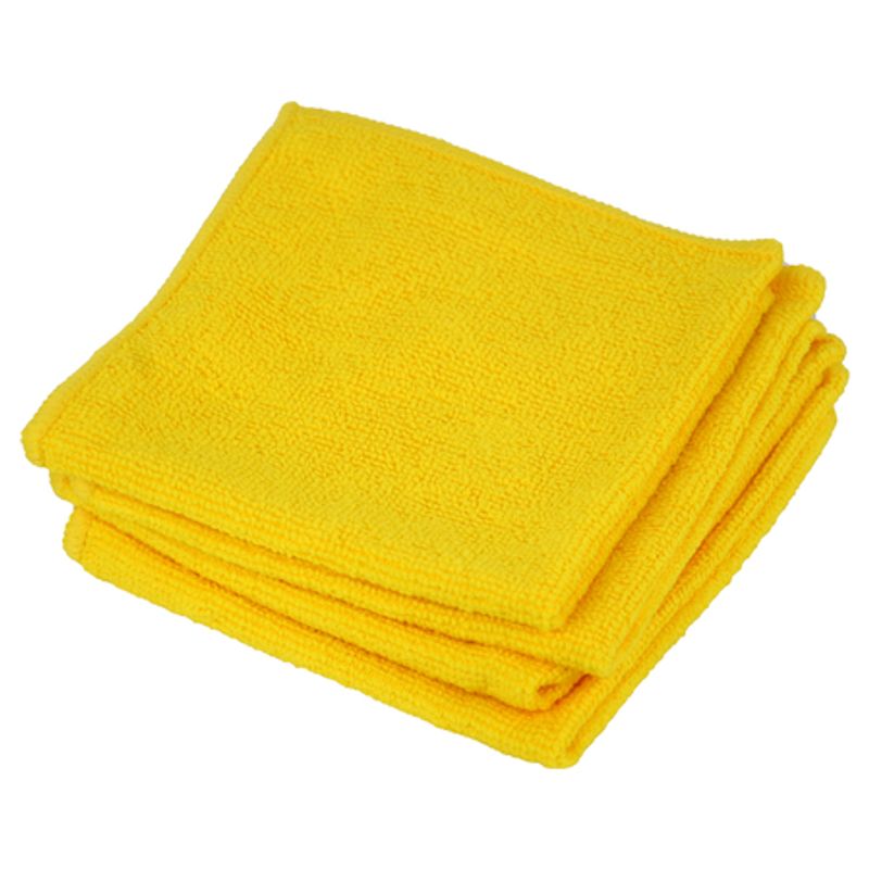 Салфетка Горница микрофибра,желтая 30*30 см, 200 г/м2 5 шт/уп 100 уп/кор