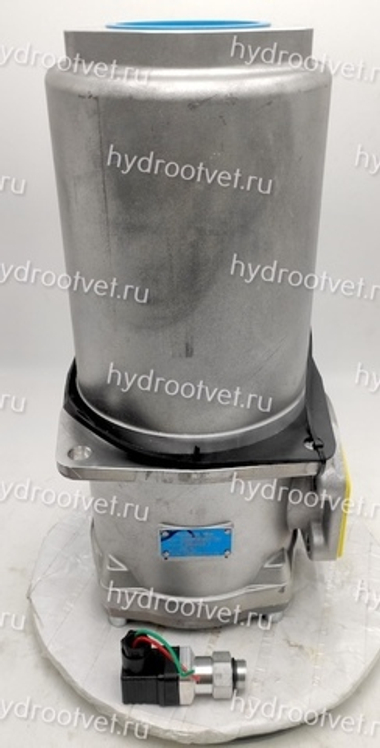 WKRFBN/HC660DN10D1.X/-L24 AL - Сливной фильтр гидравлический одинарный модели RF с алюминиевым корпусом тонкость фильтрации 10 мкм, типоразмер 660, вид присоединения: фланец SAE 3" (DN80), материал корпуса - алюминий, рабочее давление до 25 бар, визуально-электрический (лампа с напряжением 24В) индикатор загрязнения