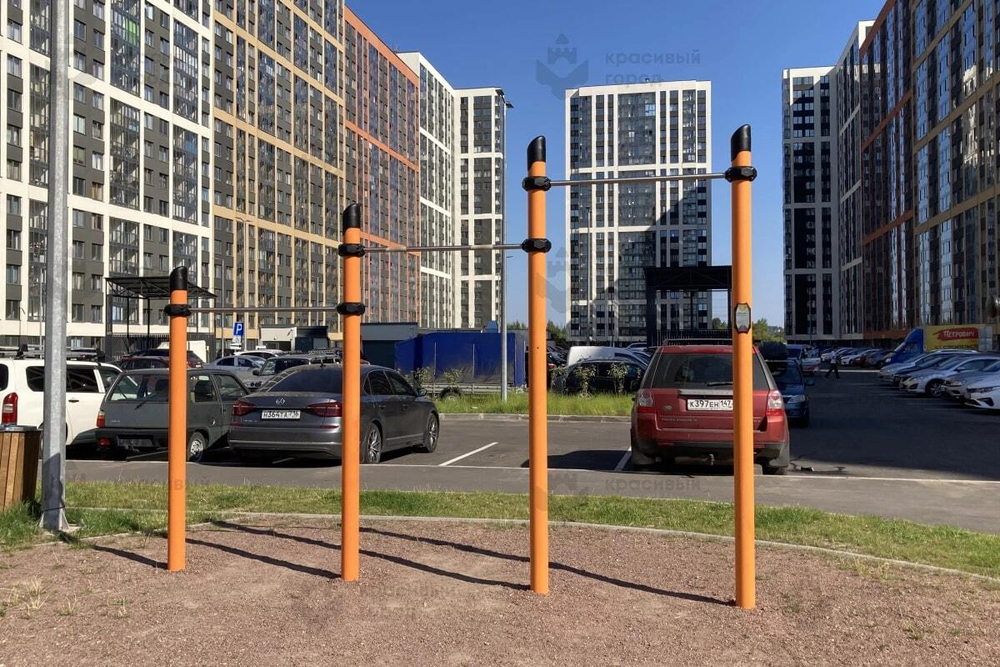 Воркаут Турник тройной разноуровневый