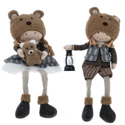 GAEM Игрушка набивная с подсветкой "Мальчик/Девочка", L19 W12 H48 см, 2в.