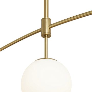 Потолочный светильник 4*Е14 FR5443CL-04BS латунь Hanger Freya