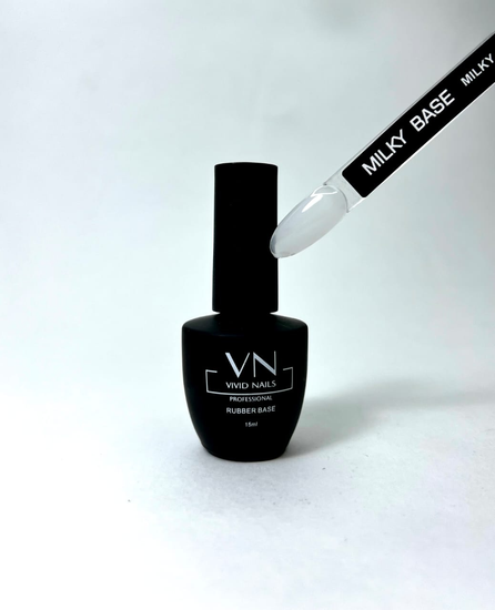 Нюдовая база Vivid nails Milky clear 15мл.
