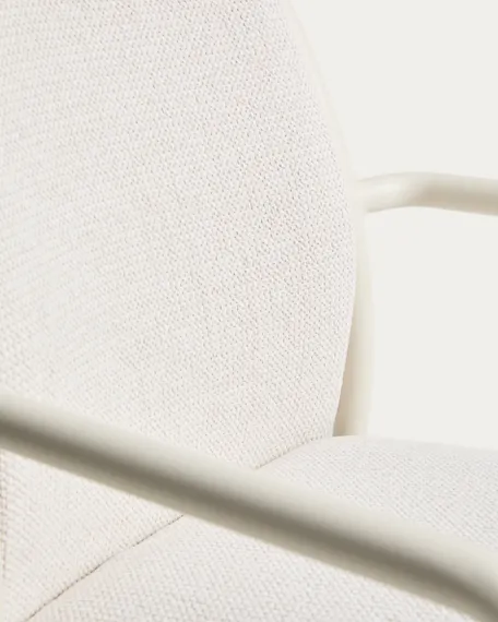 Уличный стул Linosa из алюминия с бежевой подушкой