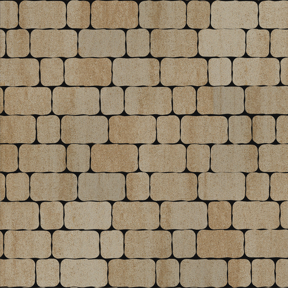 Тротуарная плитка Арена - Искусственный камень Степняк, комплект из 2 видов плит