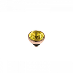 Шарм Qudo Bottone Light Topaz 8 мм 680186 BR/RG