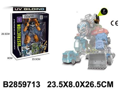 Трансформер-робот, коробка LJ1672F